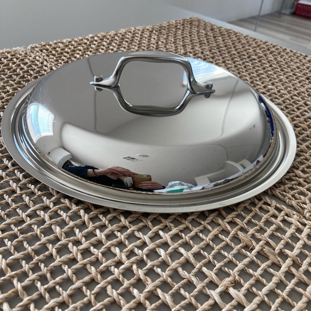 NWOT ALL CLAD STAINLESS STEEL DOMED LID BRAND NEW NEVER USED